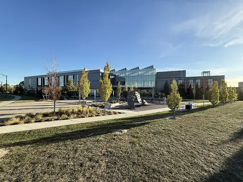 Cornell Community Centre exterior in Markham, photographed 2025