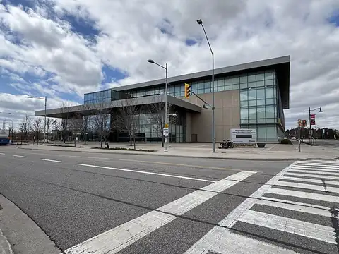 Markham Pan Am Centre exterior in Markham, photographed 2025